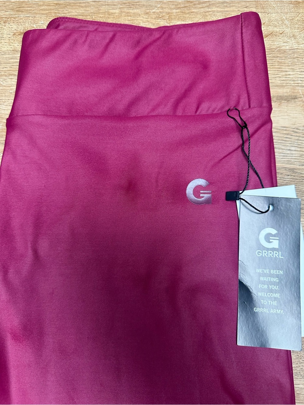 Grrrl Clothing size XXL Sam Plus size Magenta Active Leggings
